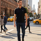 PRD Pique Polo - Black View 1
