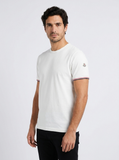 MNCLR Tricolour Trim Cotton Piquet Polo T-Shirt - White View 1
